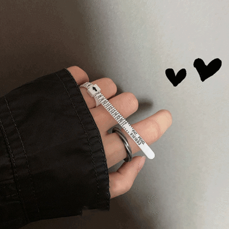 반지 사이즈 재는법 룰러