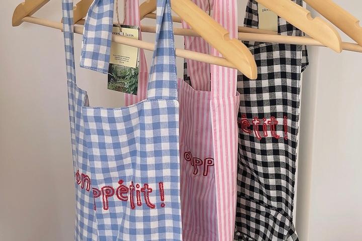 러블리 에이프런 공방 카페 꽃집 앞치마 4color