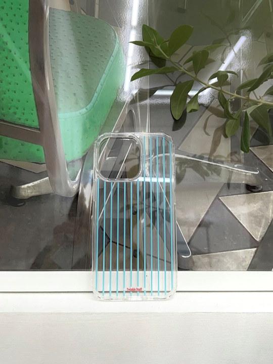 민트 스트라이프 젤하드 케이스 Mint Stripe