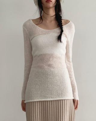 kate mohair long knit (3color)