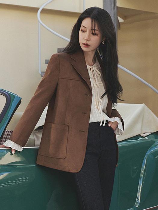 25FW FAUX 스웨이드 자켓