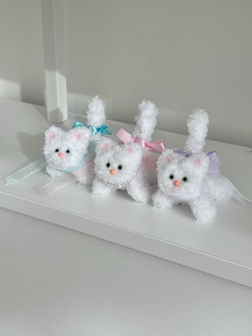 (연보라 NEW)발레코어 키티🩰 고양이 인형 키링🎀