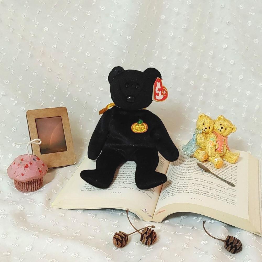 [중고] 빈티지 TY베어 Haunt 할로윈 호박