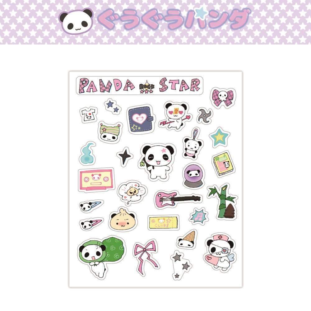 [흠냐냐] 판다 락스타 스티커