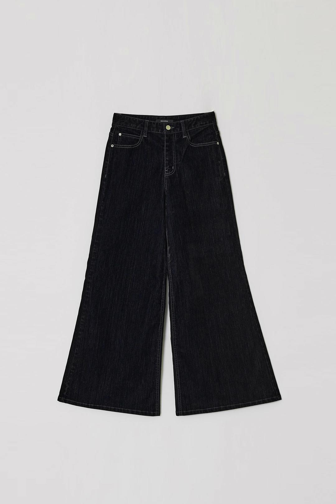 VELVET TEXTURE DENIM PANTS