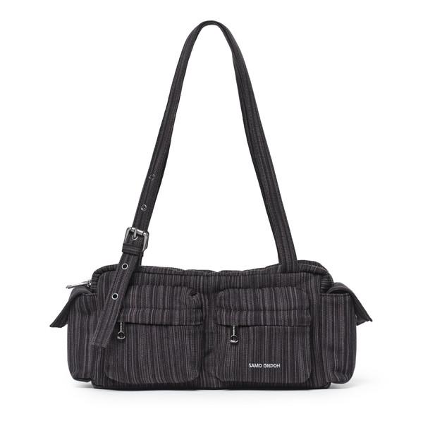포켓 유틸리티백 pocket utility bag M stripe black