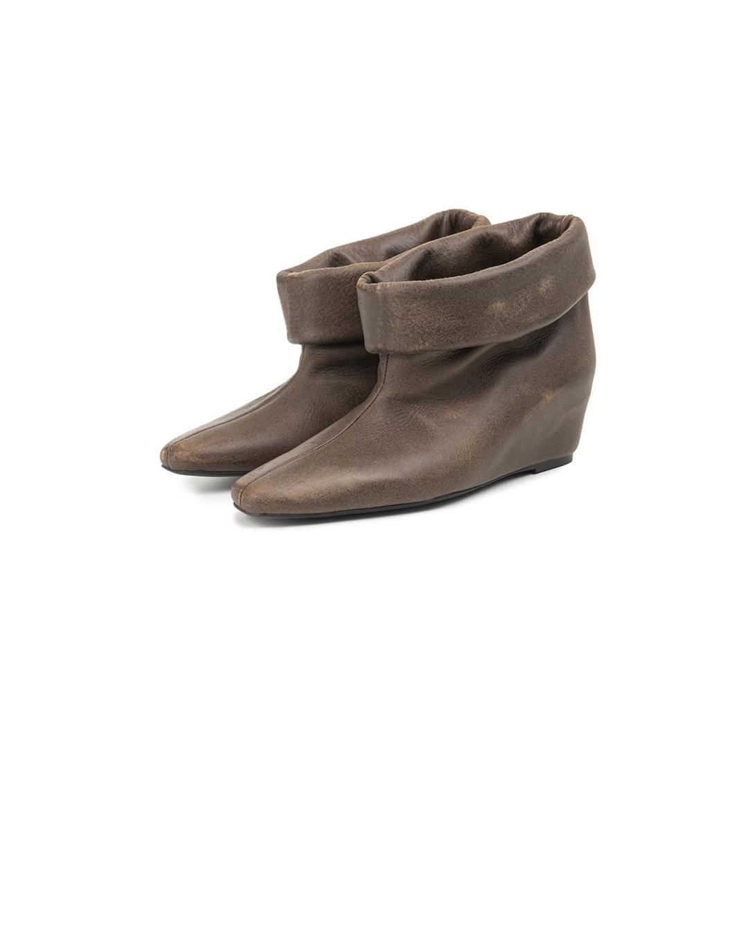CUFF BOOTS [HAZY BROWN]