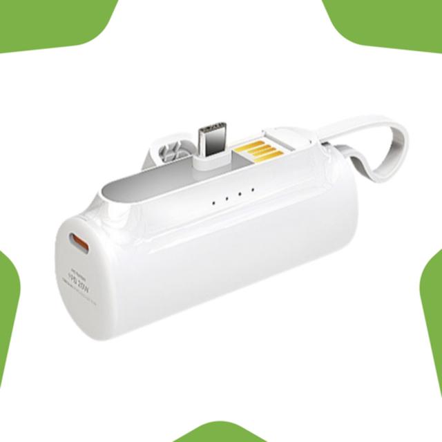 엑티몬 PD20W 고속 일체형 미니 도킹형 보조배터리 5000mAh C타입