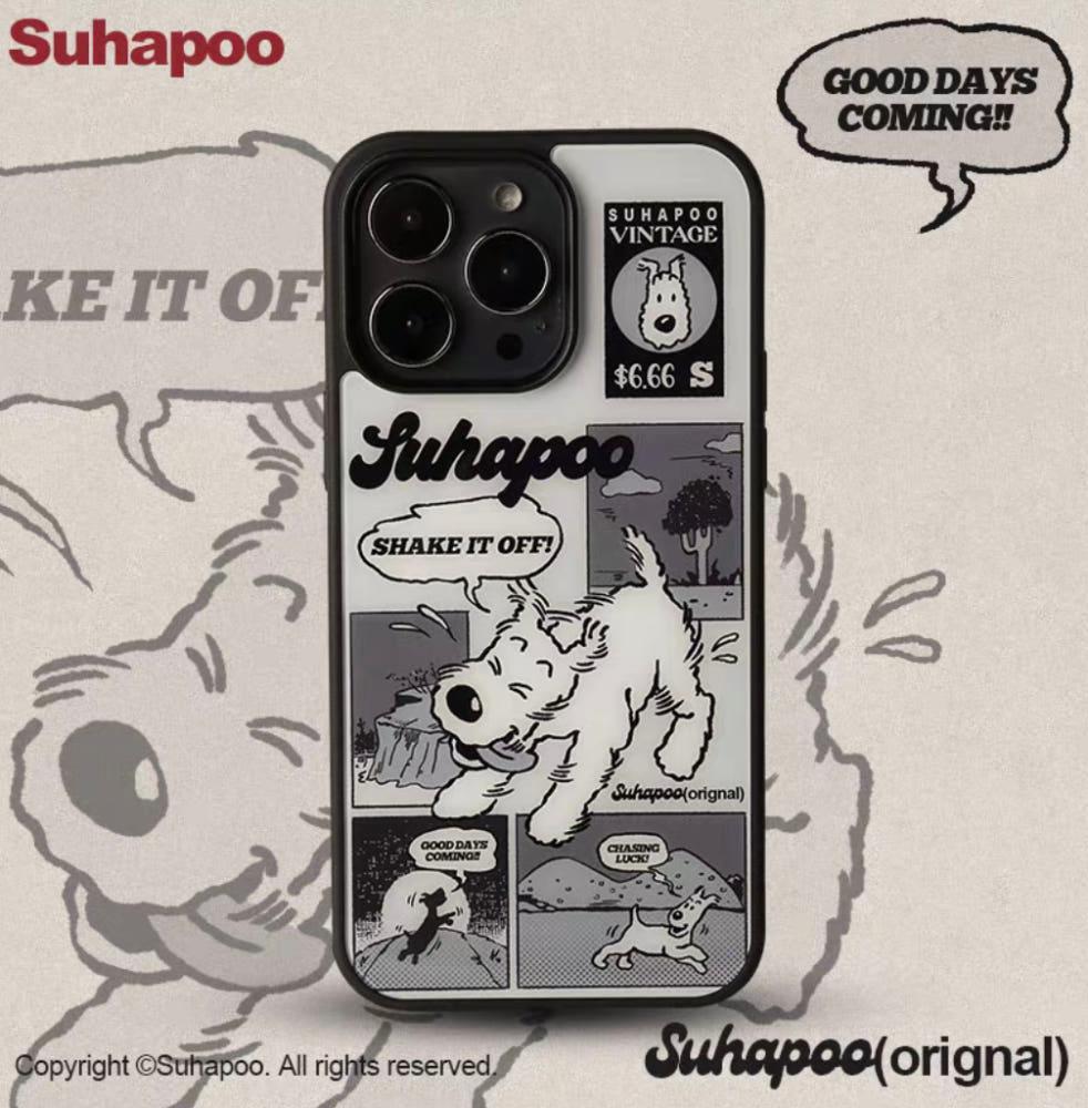 Iphone case 워프워프shake it off 아이폰케이스 맥세이프 귀여운겨울강아지