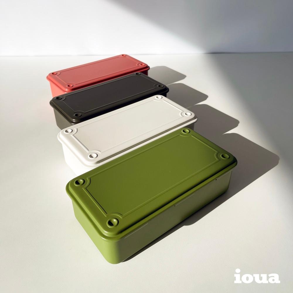 도요스틸 컬러 다용도 정리함 소형 철제 캠핑 멀티 툴박스 데스크테리어 4color