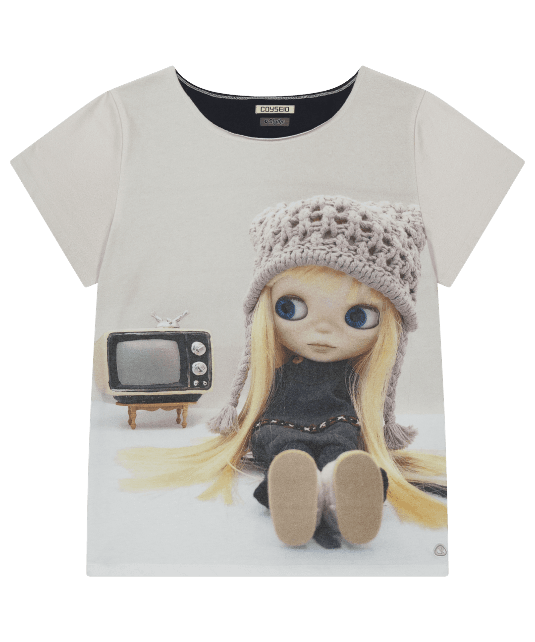 COYSEIO X BLYTHE GRAPHIC ONE PIECE CHARCOAL