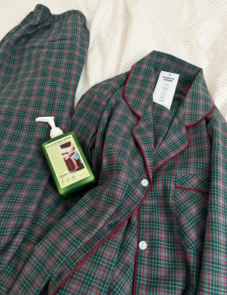 캐롤 파자마 carol pajamas / 2size / 커플 / 국산제조 / 크리스마스