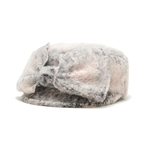 [New Drop -10%] BELLBOY CAP_RIBBON_SNOW PINK