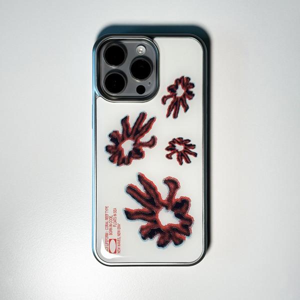 BORN IN CODE Coral Reef Phone Case (SV_Red)