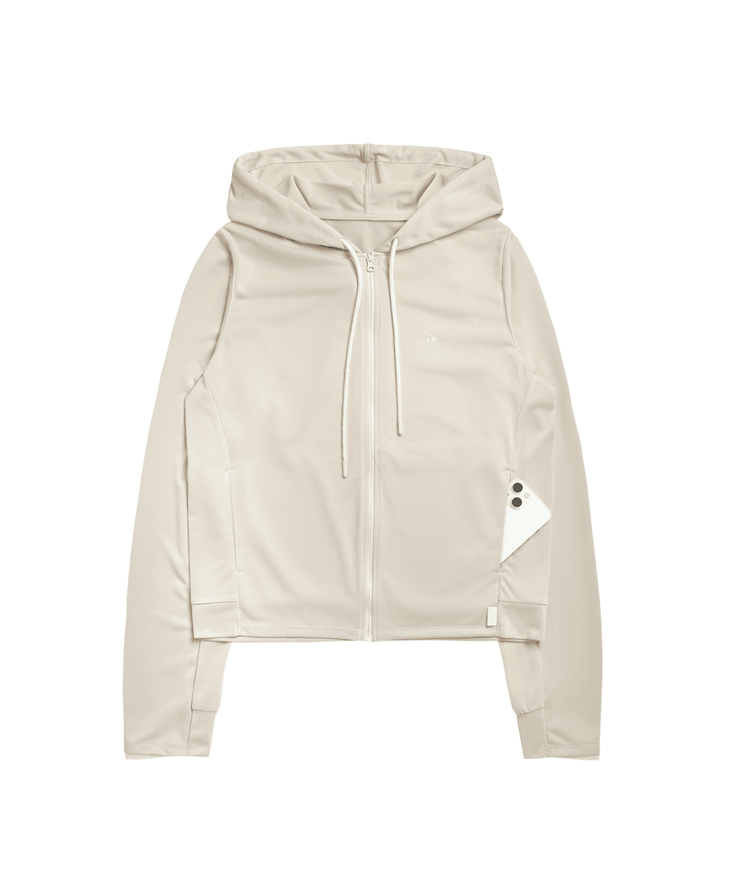 i:e Fluid Hoodie 01 / Ivory