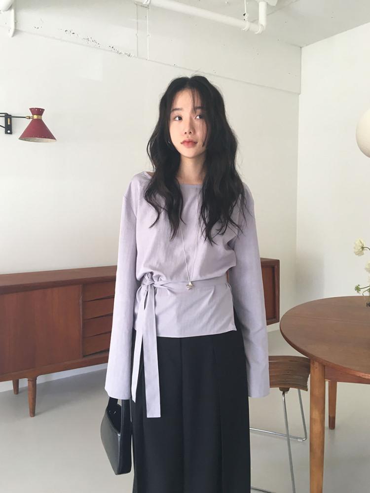LEITH BLOUSE (LAVENDER) 리스 블라우스
