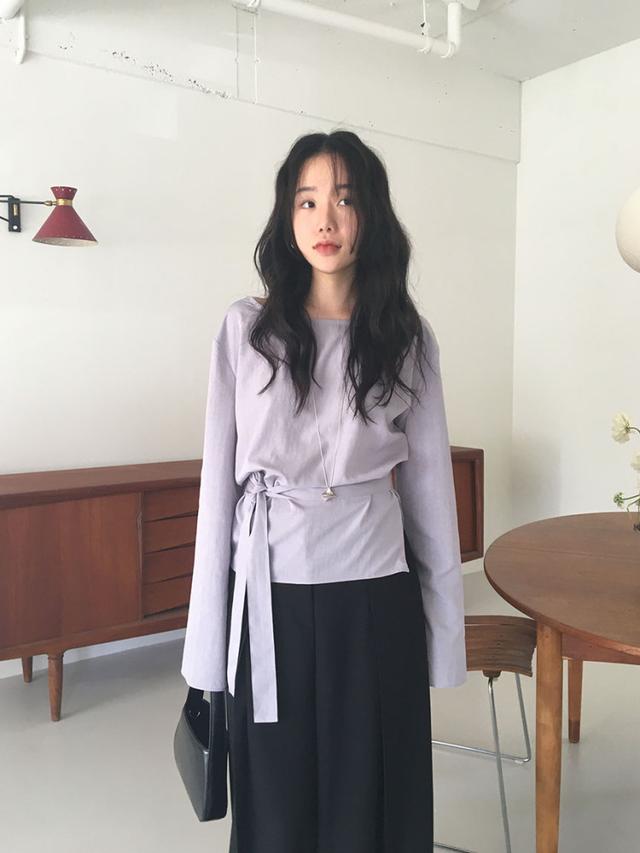 LEITH BLOUSE (LAVENDER) 리스 블라우스