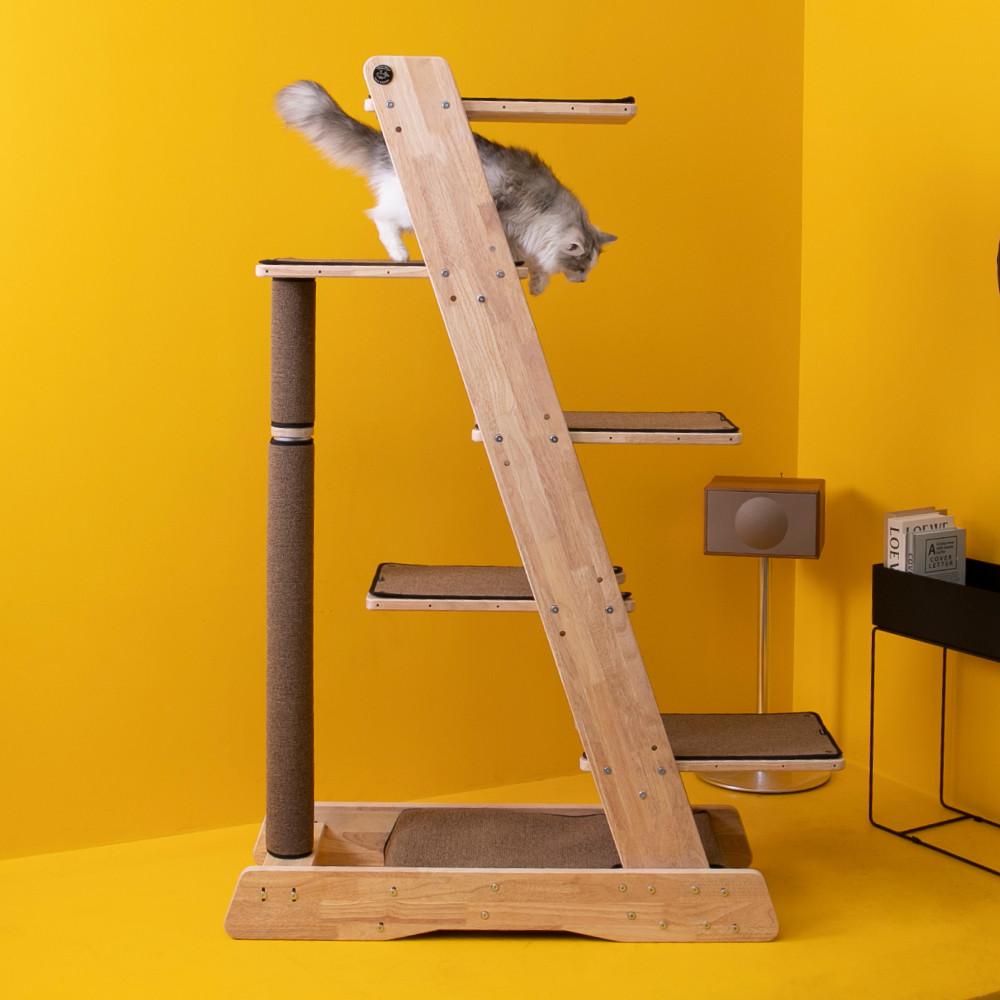 그린웨일 B7 원목 고양이 캣폴 캣타워