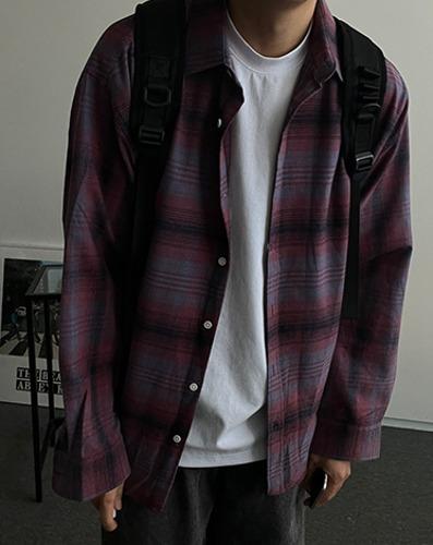 롸우 그로우 체크 셔츠 (3 COLOR)