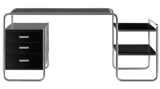 S 285 / 책상 / 스테인드 애쉬 블랙, THONET