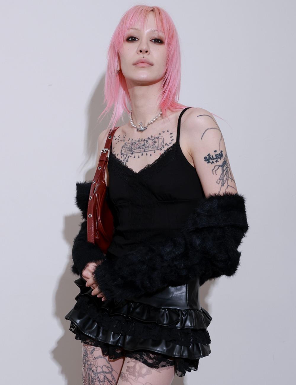 Lace Sleeve Black [03.10 Delivery]