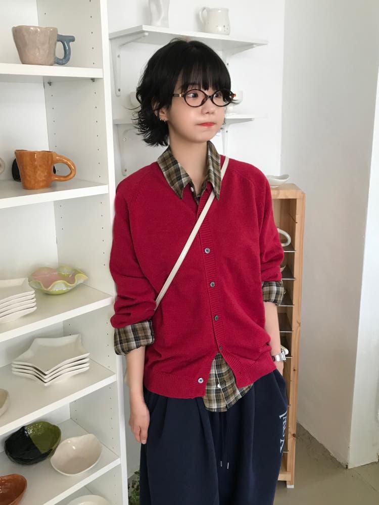 BIKER KNIT CARDIGAN (4 color)