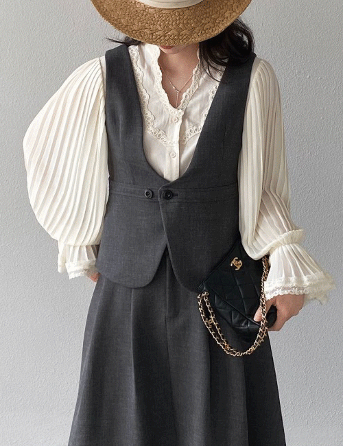 디에 로코 수트베스트&스커트 세트