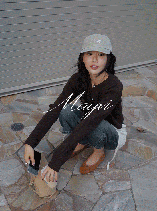 언더비 [어텀비🍂/Mayvi] 어텀 berry 라운드 가디건 (4 color),울 5%