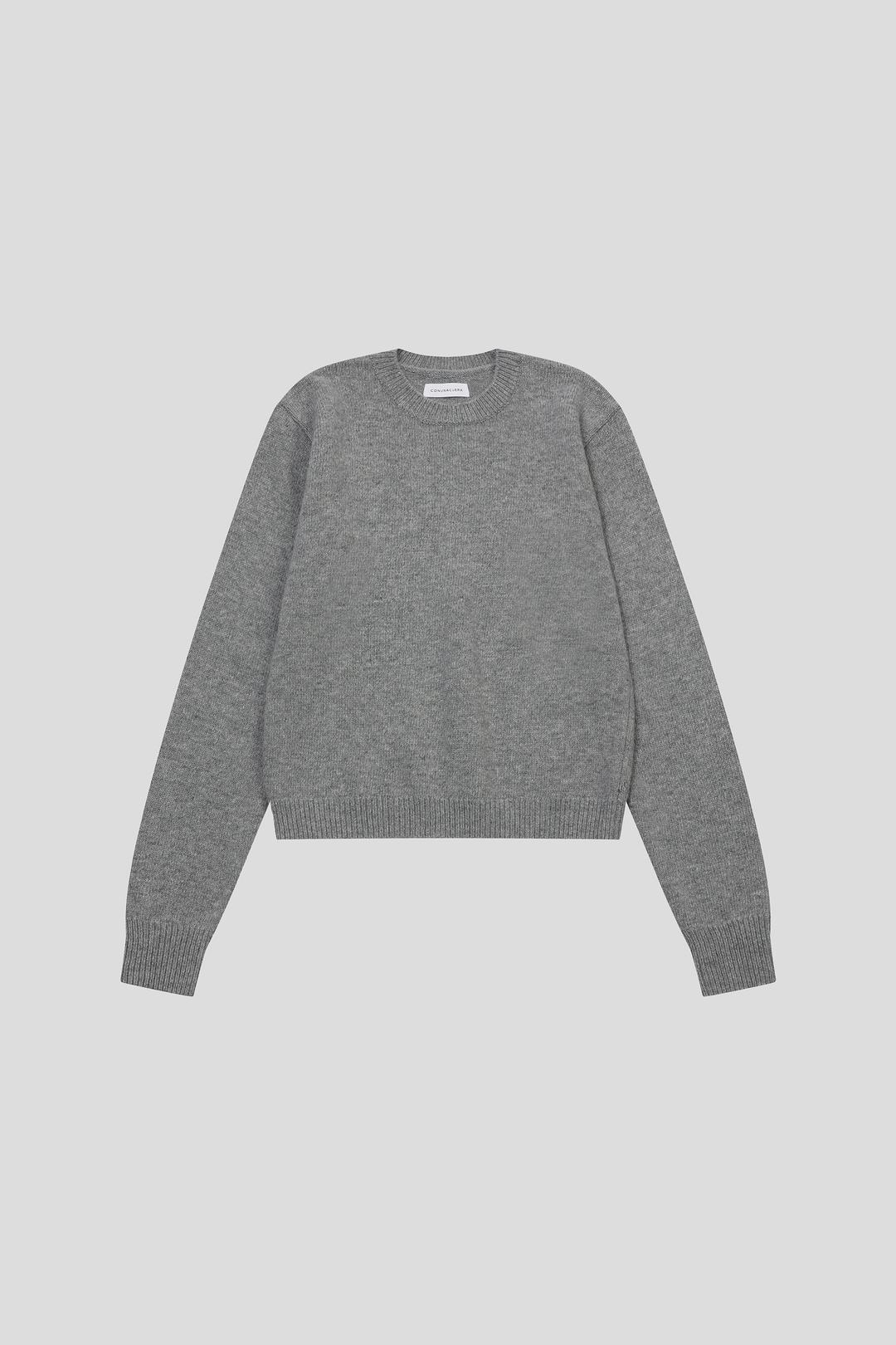 CROSS KNIT_GRAY