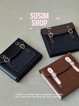 수심 Denim Leather Diary(3 color) 데님 레더 콜렉트북 A6 가죽 다이어리