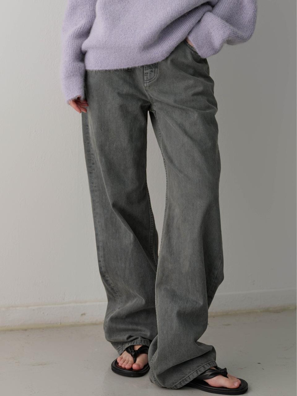 클래식 스트레이트 데님_blue grey