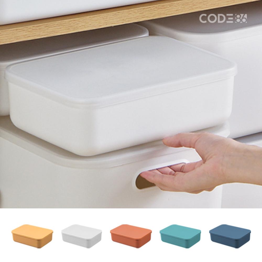 코드86 리빙박스 수납 정리함 펜트리 수납함 팬트리 수납박스 트롤리 수납형 4L