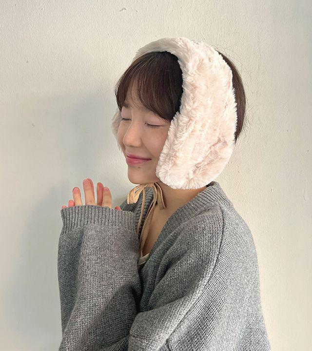 밍크 퍼 귀도리 귀마개 5color