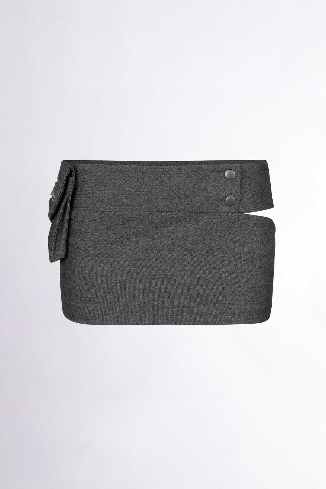 Waist Point Classic Skort Gray