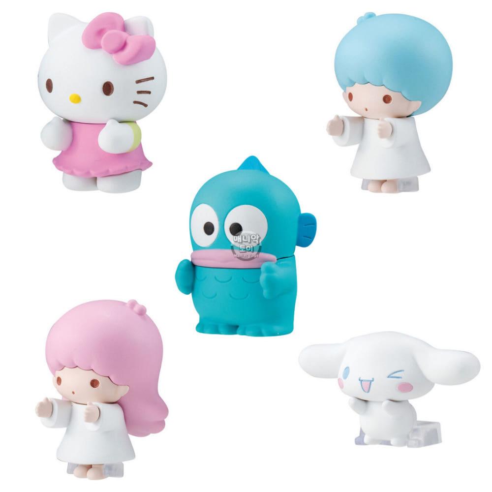 산리오 가챠 피규어 나란히 줄서요 3탄 키키 라라 시나모롤 리틀트윈스타 헬로키티 한교동