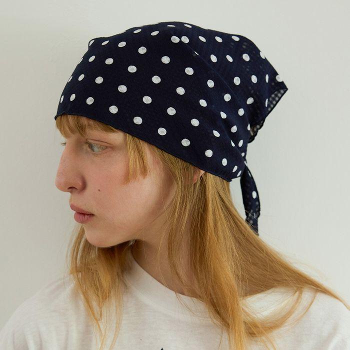 Dotted Check Scarf