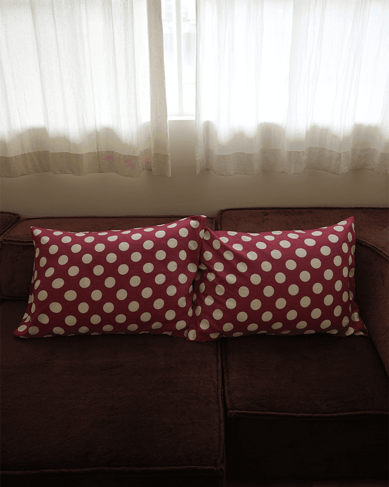Linen Dot 베개커버