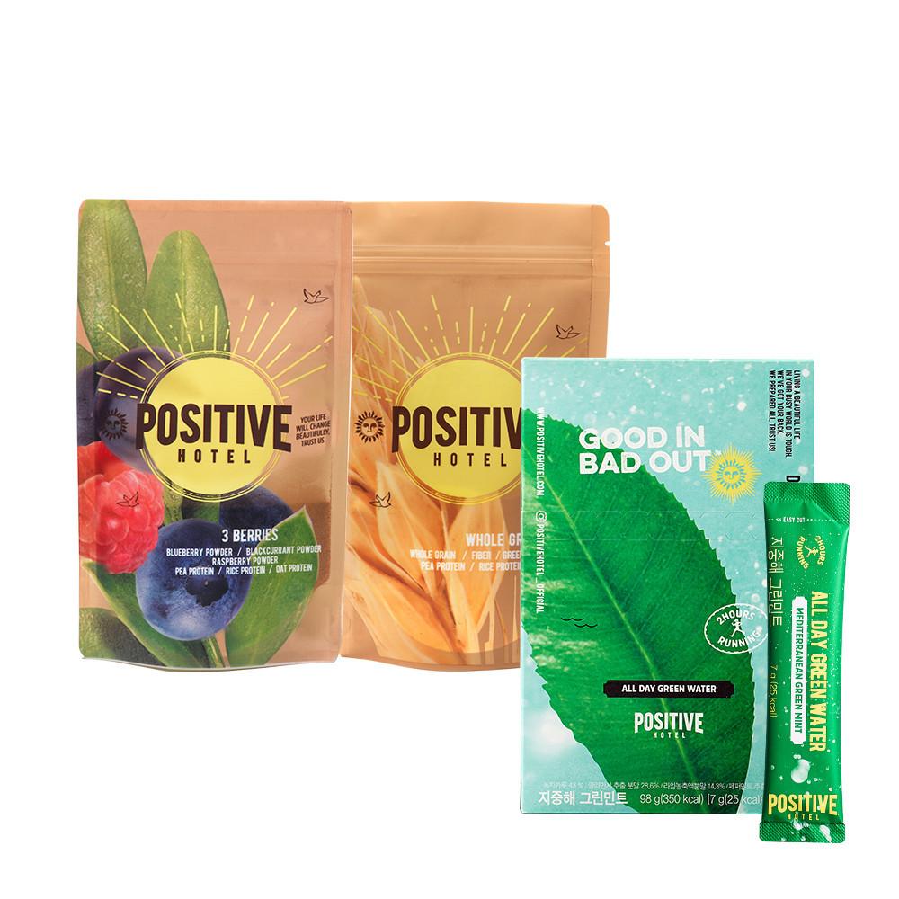 [단독기획] 지중해 데일리 프로틴 2종 택1+그린민트 세트ㅣ체내 딥클렌징 라인관리 차