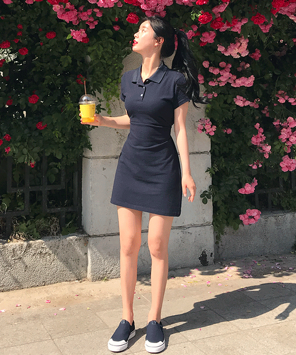 파스텔타임 💙여기가 원조💙[MADE] 파인 피케 ops(하객룩/데이트룩/데일리룩)