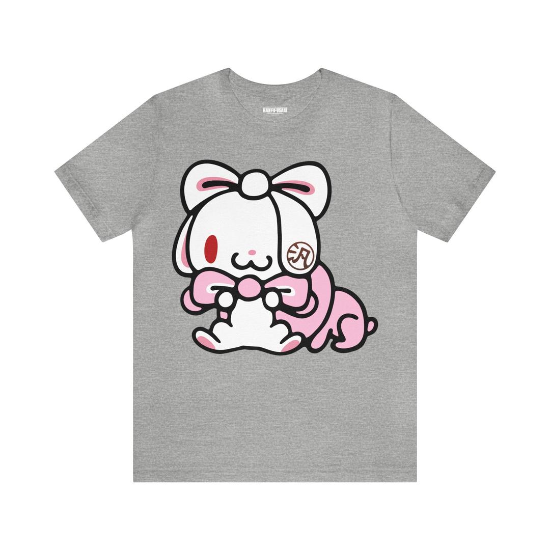 All Purpose Bunny Bow-Tie Unisex Tee - Athletic Heather / S