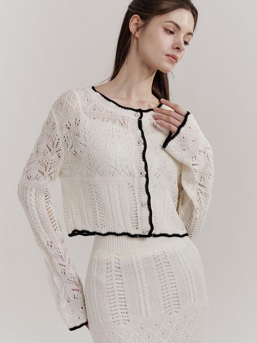 Rosie Cardigan (Ivory)