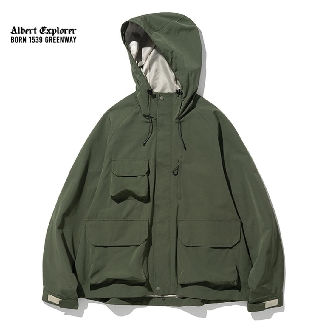 mountain parka deep green