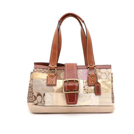 코치 패치워크 토트백 겸 숄더백kk21520218