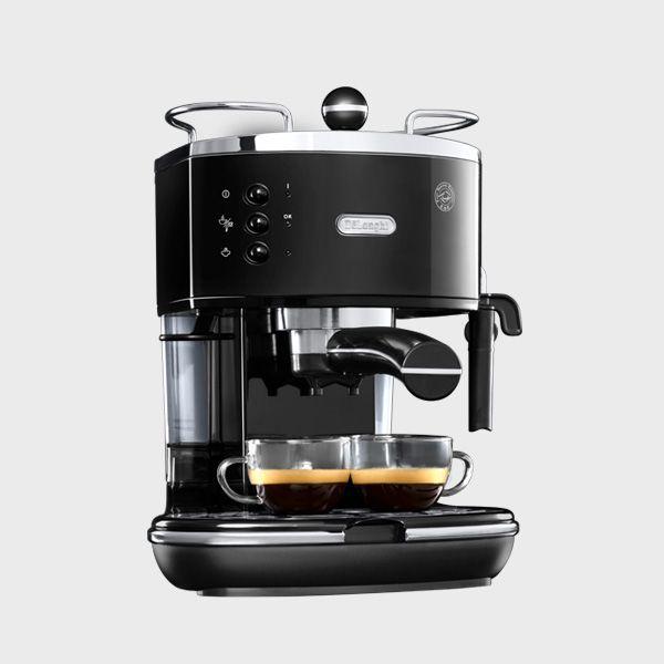 아이코나 반자동 커피머신 블랙 ECO311.BK
