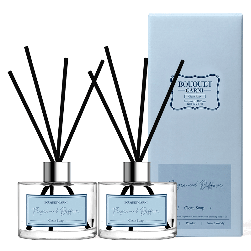 부케가르니 디퓨저 200ml 2개입 클린솝 향