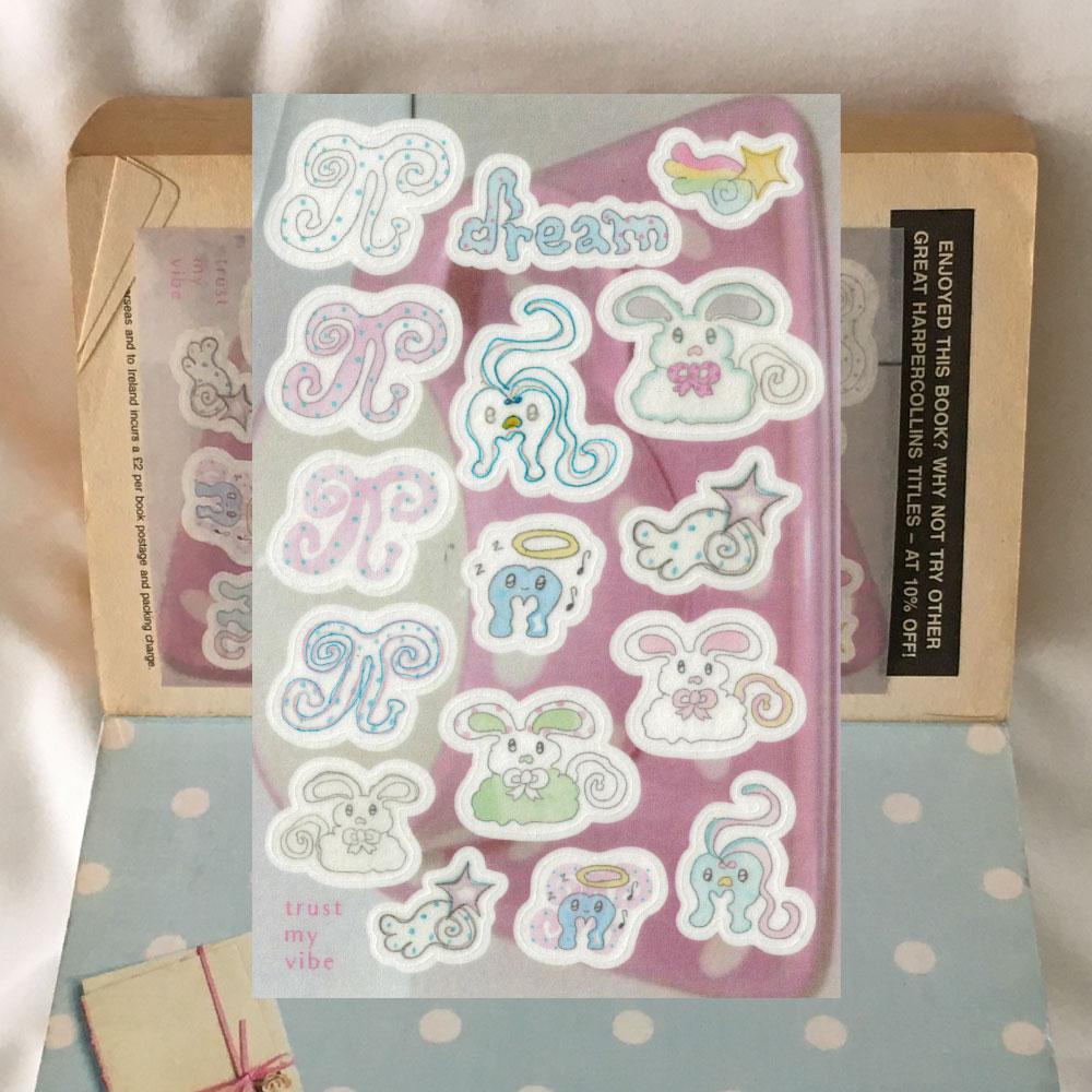 dream drawing sticker