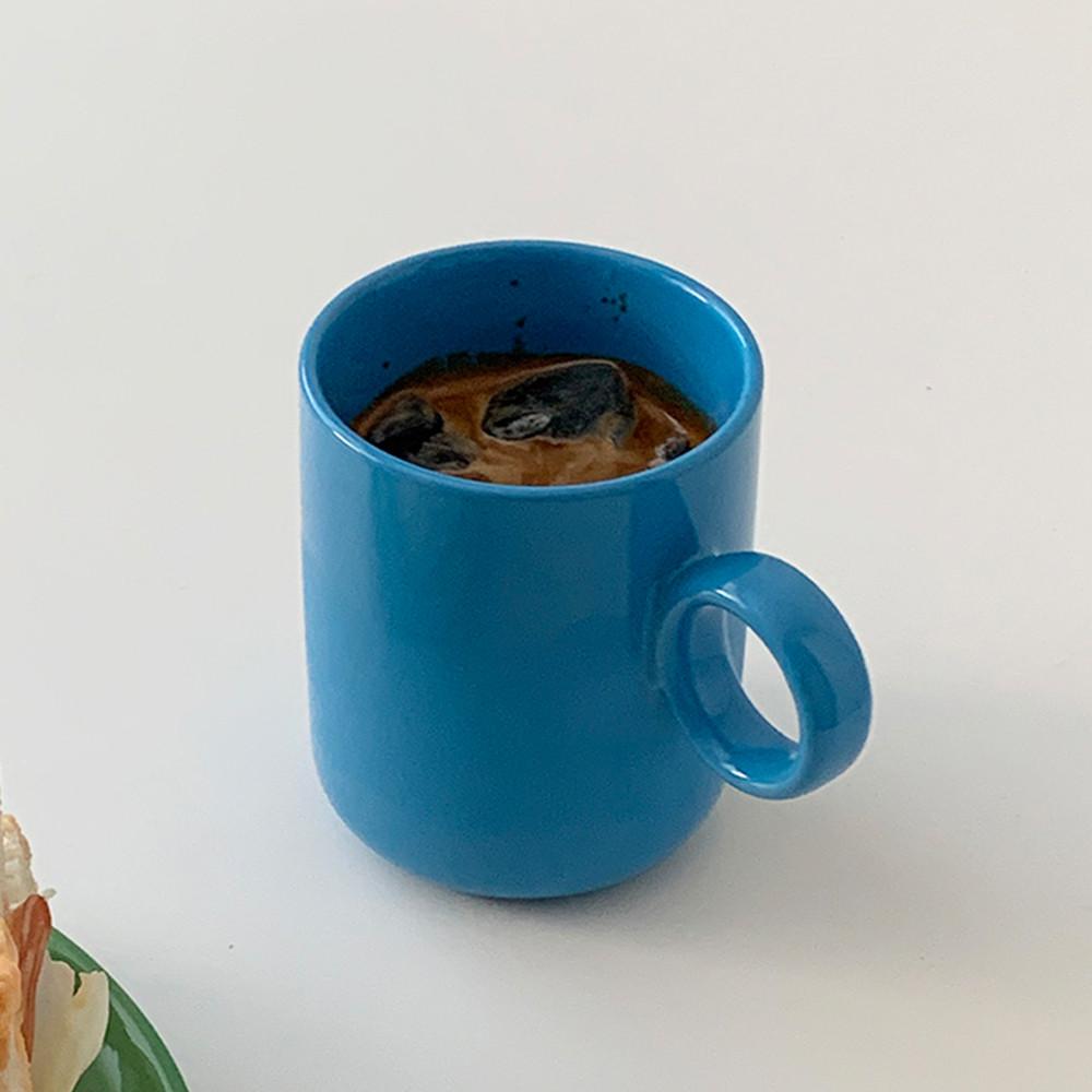 글로시 컬러 머그컵