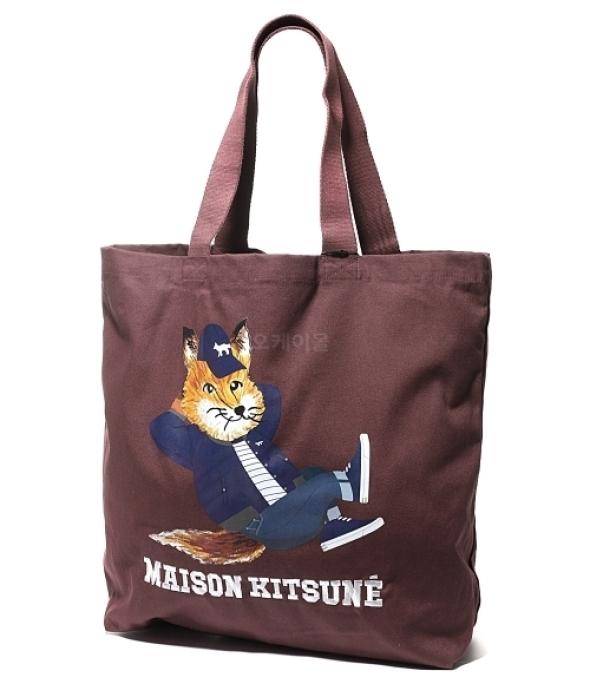 DRESSED FOX TOTE BAG (JU05002WW0008-P596)