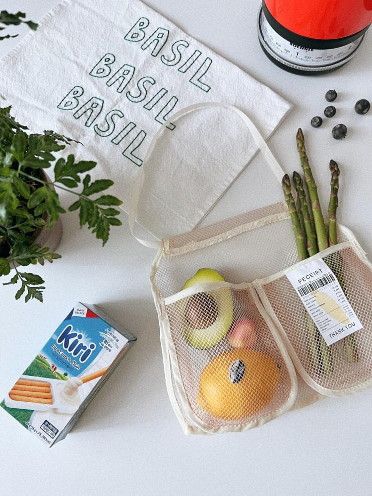 모닝버드 벽 걸이 네트백 그물 메쉬 망사 과일 야채 보관 백