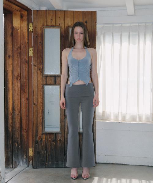 25Yuna Boots-Cut Leggings (Vintage Charcoal)
